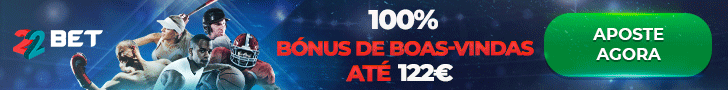 22Bet — Bónus de Boas-Vindas 122€